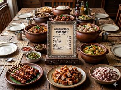 makanan otentik Sumatera Utara / Batak