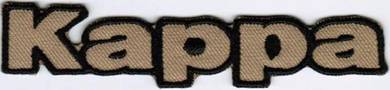 Kappa Text Logo #BTGO Badge Iron On Patch