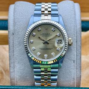 Rolex Datejust 31 Champagne Diamond 68273