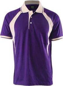 T-shirt Cut & Sew Raglan Polo Enzo Code2075 Purple