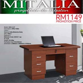 Meja Pejabat 1.38M Berkualiti | Office Table