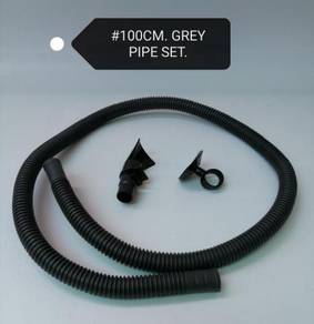 Grey Pipe Set 100cm Fish Aquarium Ikan Akuarium
