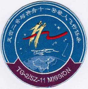 Shenzhou 11 Tiangong 2 TG-2SZ-11 China Space Patch