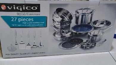 27pcs stainless steel cookware set