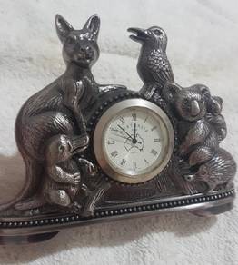 pewter clock
