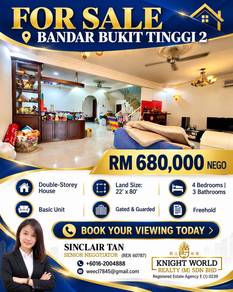 2-storey Terraced House For Sale in Bandar Bukit Tinggi,SGR
