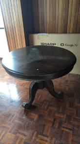 Wooden round table