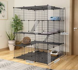 Cat Cage Indoor Detachable Pet Home Small Pet