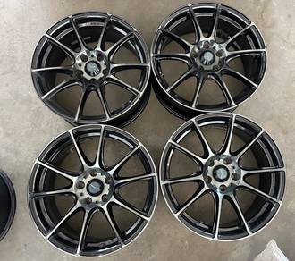 USED 18” WebsSport SA25R rim MADE IN JAPAN🇯🇵
