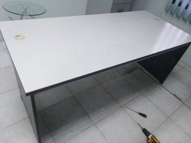 6Ft Grey Office Table TA308