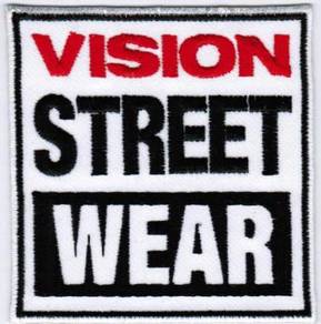 Vision Street Wear Footwear Badge Iron On Patch