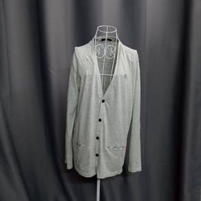 Burberry Grey Cotton Cardigen