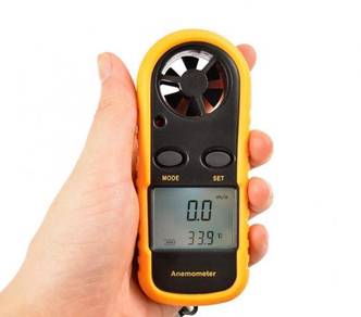 Digital Wind-Speed Angin Anemometer Thermometer