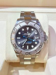 Pre-Owned Rolex 268621 Yacht Master Rhodium Dial