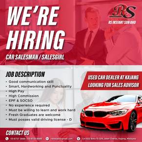 USED CAR  Salesman/girl Wanted  二手车销售员