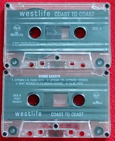 Westlife COAST TO COAST Cassette Tape