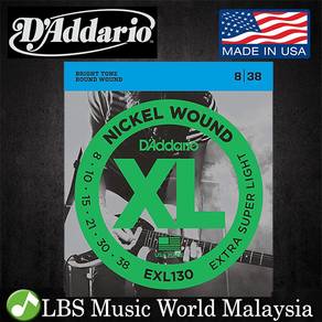 D'ADDARIO EXL130 Nickel Wound, Extra-Super Light