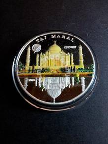 Mongolia Taj Mahal Silver coin 2008 BB