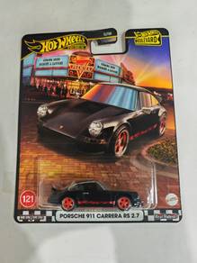 Hot Wheels Premium Porsche 911 Carrera RS2.7 hitam