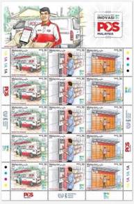 Mint Stamp Sheet World Post Day Malaysia 2020