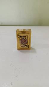 Mini Gold Poker Cards