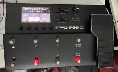 Pedal Effect Guitar (Line 6 POD GO)
