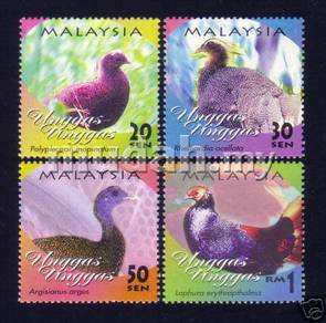 Mint Stamp Unggas Malaysia 2000