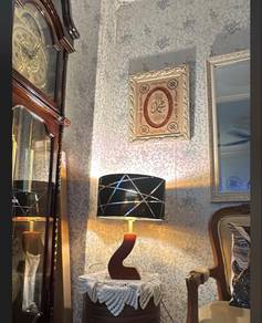 Table lamp solid woods ( brg antique)