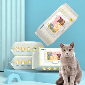 Pet Soft Wet Tissue Pet Wipes (80Pcs) Deodorizing