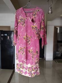 Baju Kurung, Silk, Batik