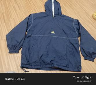 vtg 90s adidas anorak windbreaker 