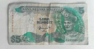 RM 5 Note - 7TH SERIES 1995-1998