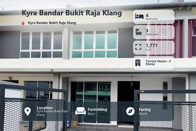 2-storey Terraced House For Rent in Bandar Bukit Raja,SGR
