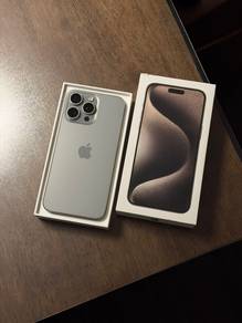iPhone 15 pro max 256gb natural titanium