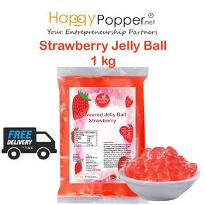 Boba Milk Tea Strawberry Jelly Ball 1kg