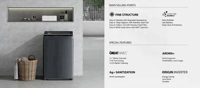TOSHIBA AW-T08DU1800MM(MG) 17kg Washer 5M1n4