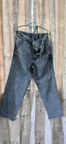 Elastic waist jeans 