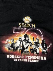 SEARCH 2011 Fenomena 30 tahun concert t-shirt band