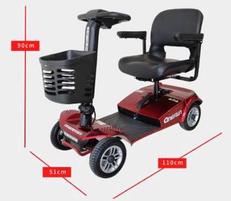 4 Wheel Electric Scooter Bicycle Eletrik basikal