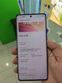 vivo v40 12+256gb condition clear