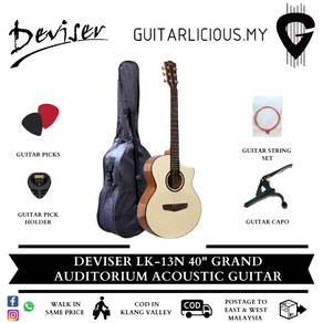 Deviser 40" Grand Auditorium Acoustic Guitar LK13N