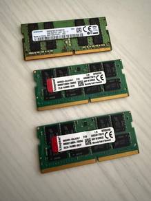 Samsung Kingston 2400mhz ddr4 laptop ram