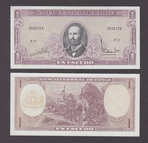 Chile 1 Escudo ( 1964 ) - Pick 136
