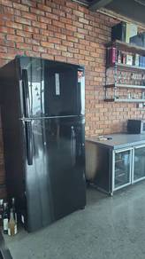 Black Top Freezer Refrigerator