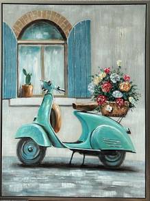 Vespa with Flowers