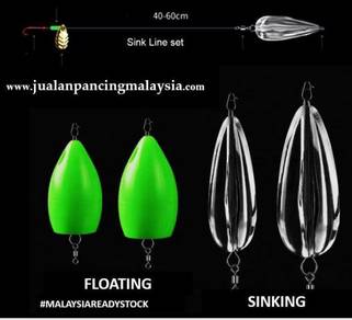 Skygitz malaysia fly fishing float & sinker ladung