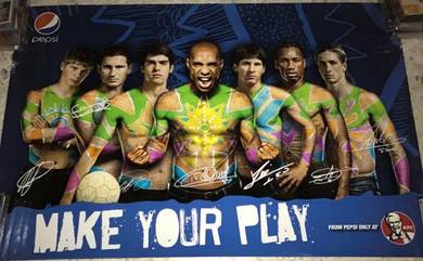 PEPSI KFC WORLD CUP FOOTBALL MAKE YOUR PLAY Poster