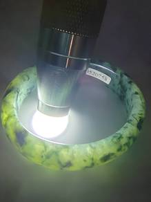 51.60 X 44.90mm Oval Shape Jadeite Jade Bangle