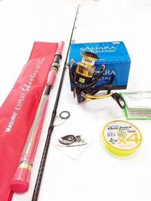 Maguro expert shooter combo shimano sahara reel