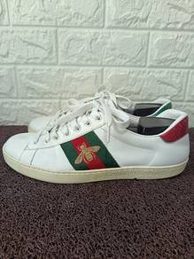 Uk8 Gucci Ace Bee Sneakers